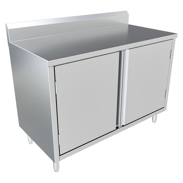 BK Resources CSTR5-2448H — Cabinet Base Work Table, 48"W x 24"D x 39.75"H, stainless steel