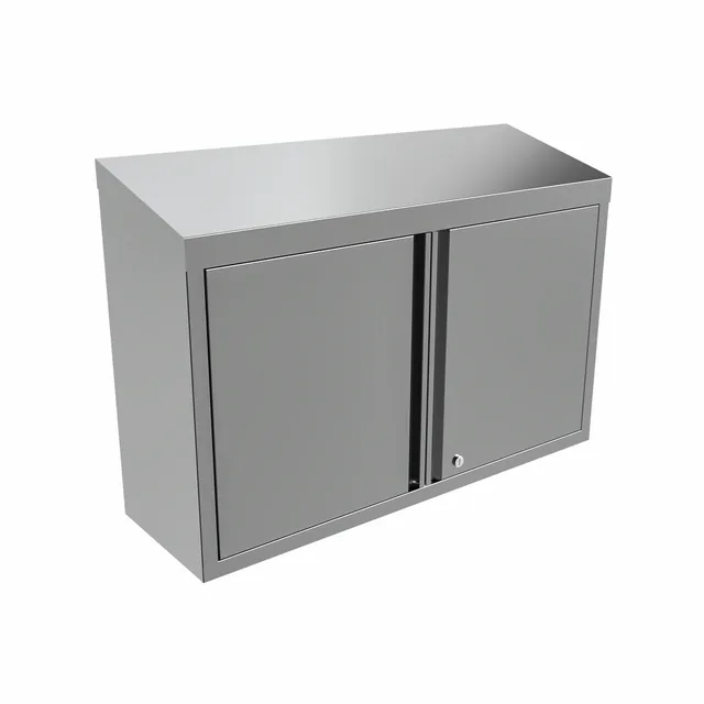 BK Resources BKWCH-1548HL — Wall Cabinet, 48"W x 15"D x 32.5"H, stainless steel