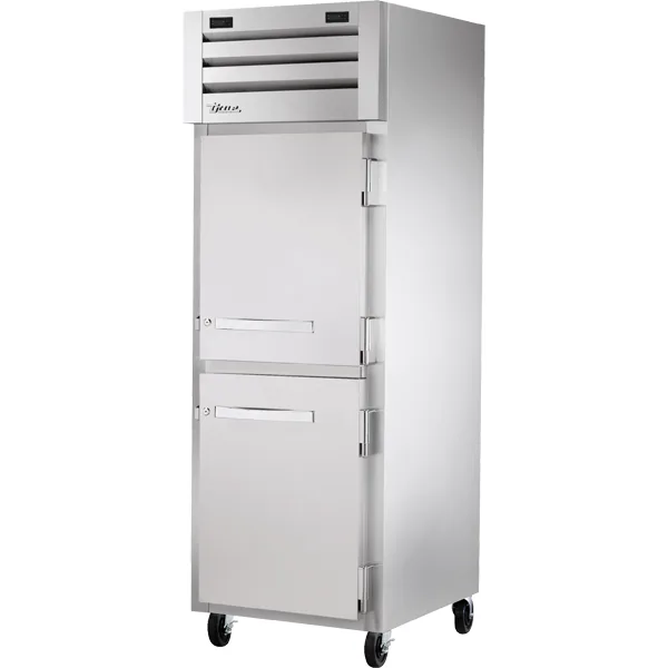 True STR1DT-2HS-HC — Reach-In Refrigerator with 2 Solid Doors, 27.5"W x 35.22"D x 84.13"H, 16.76 cu ft