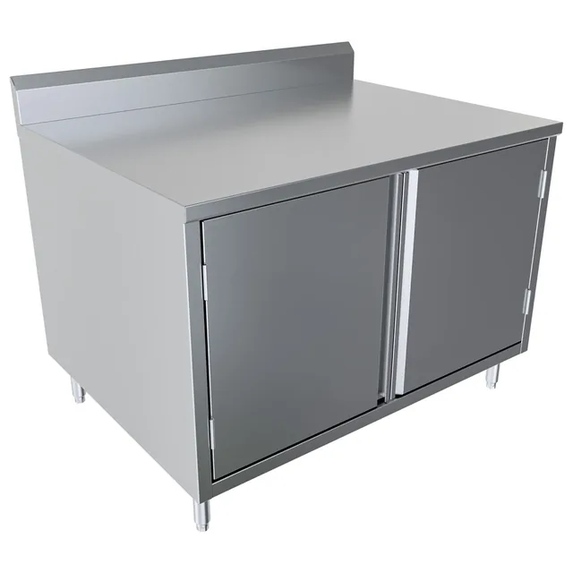 BK Resources CSTR5-3648H — Cabinet Base Work Table, 48"W x 36"D x 39.75"H, stainless steel
