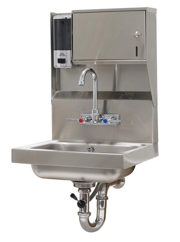 Advance Tabco 7-PS-79 — Hand Sink, 14"W x 10"D, 20-ga stainless steel