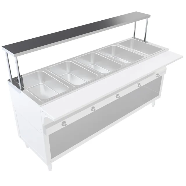 BK Resources STE-5-OSS — Overshelf, stainless steel