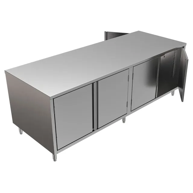 BK Resources CST-3648H2 — Cabinet Base Work Table, 48"W x 36"D, stainless steel