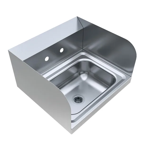 BK Resources BKHS-W-1410-SS — Hand Sink, 17"W x 15.5"D x 13.13"H, stainless steel