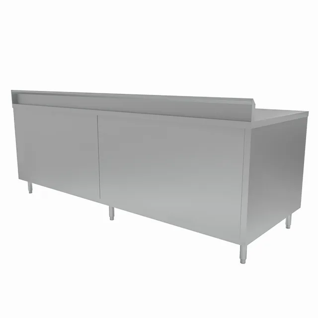 BK Resources CSTR5-3696S — Cabinet Base Work Table, 96"W x 36"D x 39.75"H, stainless steel