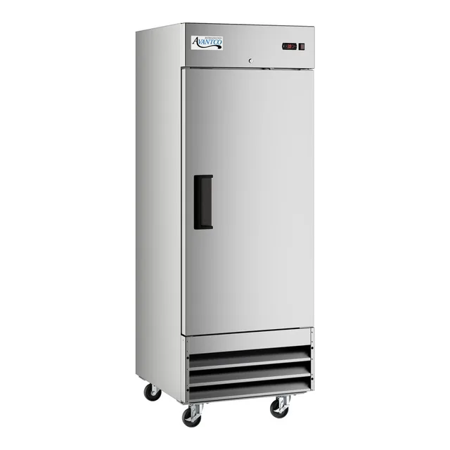 Avantco Refrigeration 178A23FHC — Reach-In Freezer with 1 Solid Door, 28.98"W x 32.2"D x 82.48"H, 20.6 cu ft