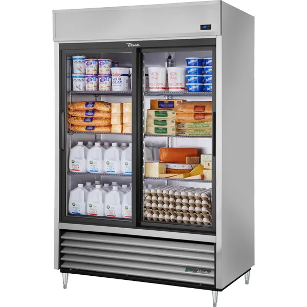 True TSD-47G-HC-LD — Reach-In Refrigerator with 2 Doors, 54.12"W x 29.62"D