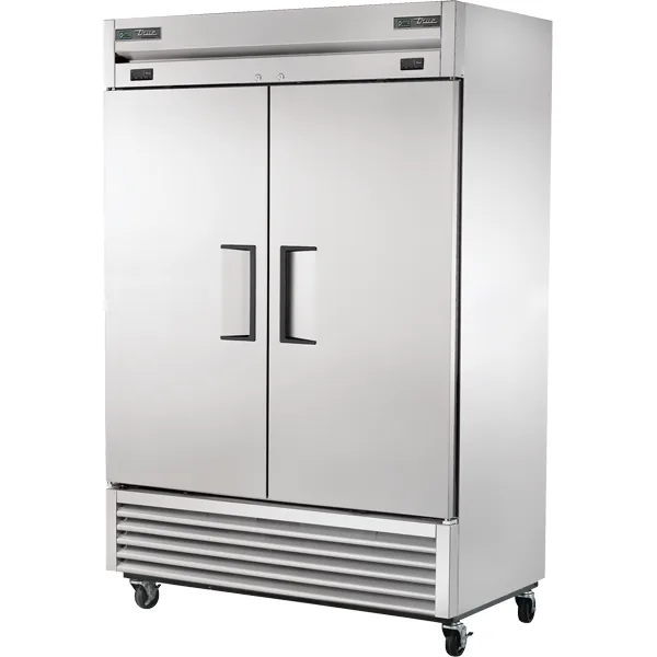 True T-49DT-HC — Reach-In Refrigerator with 2 Solid Doors, 54.13"W x 29.5"D x 78.38"H, 37.19 cu ft