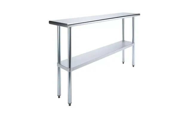 AmGood AMGWT-1460 — Work Table, 60"W x 14"D, 18-ga 430 stainless steel