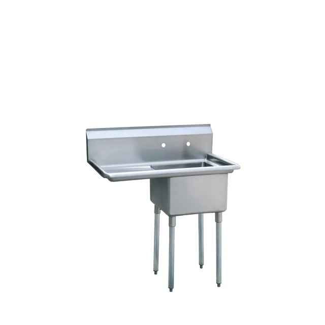 Atosa MRSA-1-L — 1-Compartment Sink, 39"W x 24"D, left drainboard