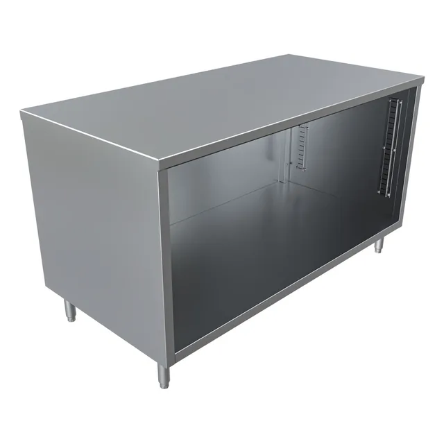 BK Resources CST-3060 — Cabinet Base Work Table, 60"W x 30"D x 34.75"H, 14-ga 304 stainless steel