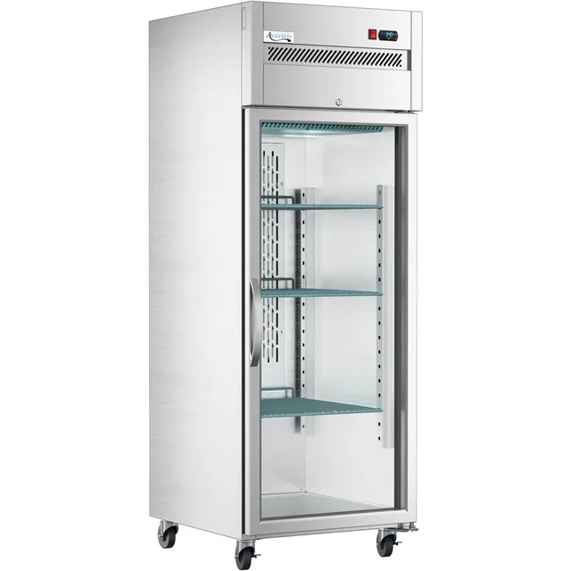 Avantco Refrigeration 178Z1RGHC — Reach-In Refrigerator with 1 Glass Door, 28.98"W x 31.42"D x 81.69"H, 21.26 cu ft