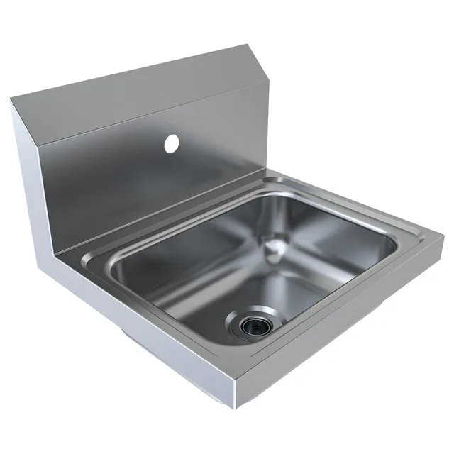 BK Resources BKHS-W-1410-1 — Hand Sink, 17"W x 15.5"D x 13.63"H, stainless steel