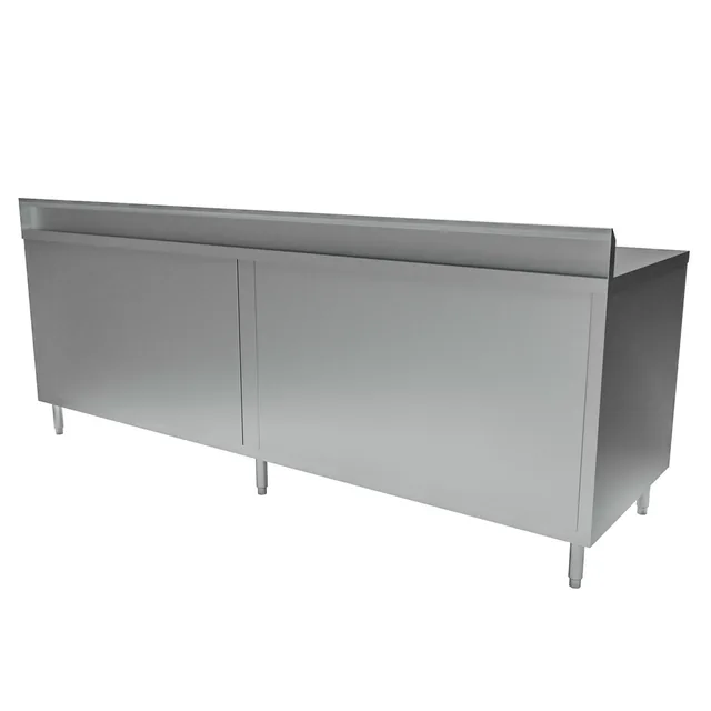 BK Resources CSTR5-30120HL — Cabinet Base Work Table, 120"W x 30"D, stainless steel