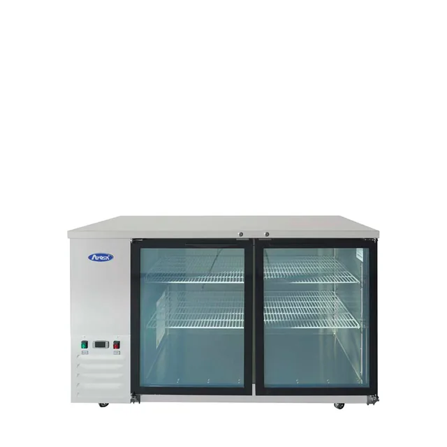 Atosa SBB59GGRAUS1 — Back-Bar Cooler, 57.75"W x 24.5"D, 15 cu ft