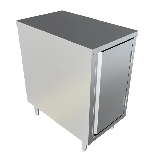 BK Resources CST-3018H — Cabinet Base Work Table, 18"W x 30"D x 34.75"H, stainless steel