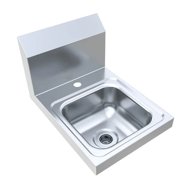 BK Resources BKHS-D-SS — Hand Sink, 16" wide, stainless steel