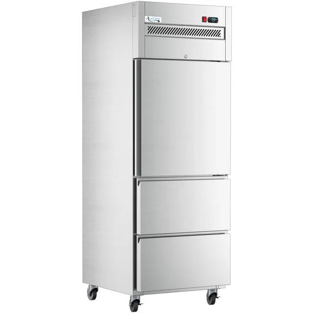 Avantco Refrigeration 178Z1R2E — Reach-In Refrigerator with 1 Solid Door, 28.98"W x 32.2"D x 81.69"H, 19.92 cu ft