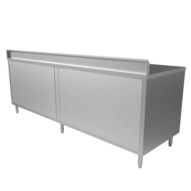 BK Resources CSTR5-30120H — Cabinet Base Work Table, 120"W x 30"D x 39.75"H, stainless steel