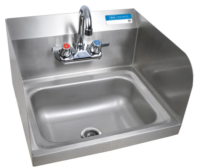 BK Resources CP-2W-1410-SS-PG — Hand Sink, 14"W x 10"D