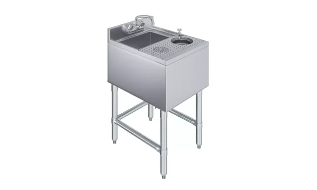 AmGood AMGUMS-2218 — Hand Sink, 18"W x 22"D, 18-ga 304 stainless steel