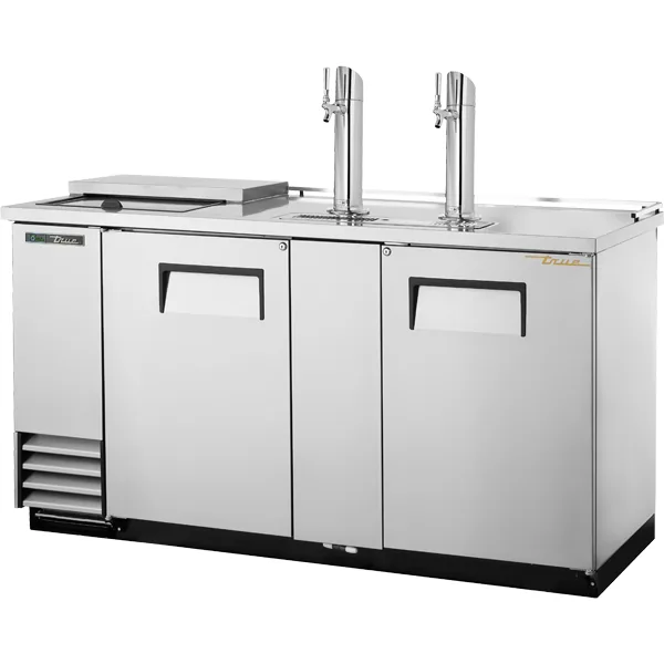 True TDD-3CT-S-HC — Back Bar Refrigerator with 2 Doors, 69.12"W x 27.12"D