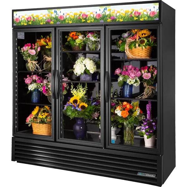 True GDM-72FC-HC~TSL01 — Reach-In Refrigerator with 3 Glass Doors, 78.13"W x 29.88"D x 78.63"H, 65.65 cu ft