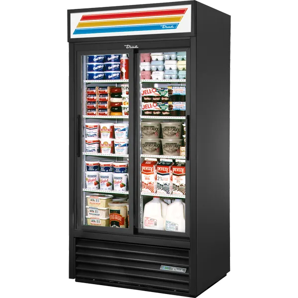 True GDM-33-HC-LD — Glass-Door Merchandiser with 2 Doors, 39.5"W x 29.62"D
