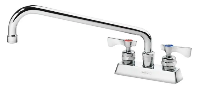Krowne 15-312L — Deck-Mount Faucet, 4"" Centers, 12" Spout