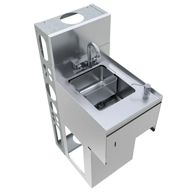 BK Resources UBDW-18-1012HST-15PG — Underbar Unit, stainless steel