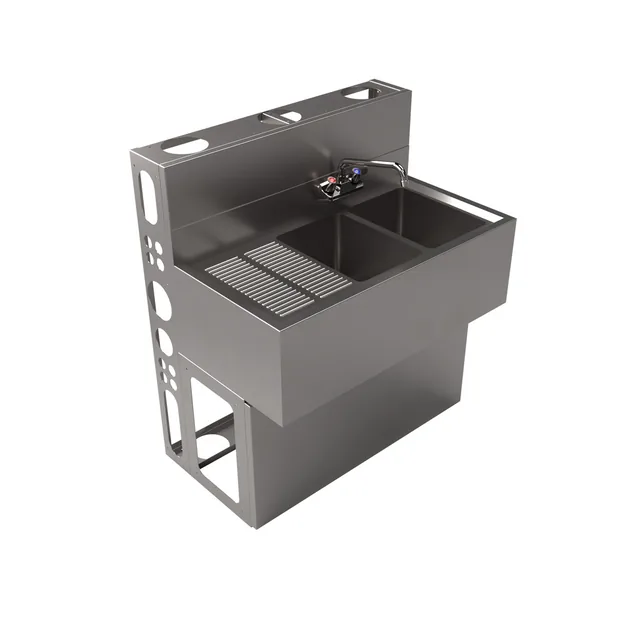BK Resources UBDW-18-236LS — Underbar Unit, stainless steel