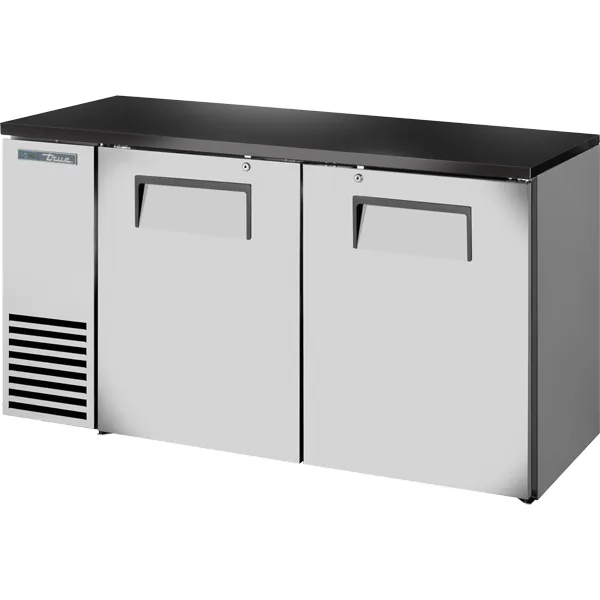 True TBB24-60-2S-Z1-BST-S-1 — Back Bar Refrigerator with 2 Doors, 60.12"W x 24.88"D