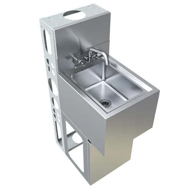 BK Resources UBDW-18-1014HS-P-G — Underbar Unit, stainless steel