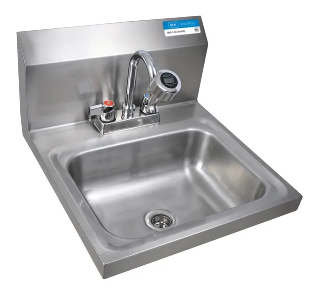 BK Resources BKHS-D-1410-STPG — Hand Sink, 14"W x 10"D x 19.48"H, stainless steel