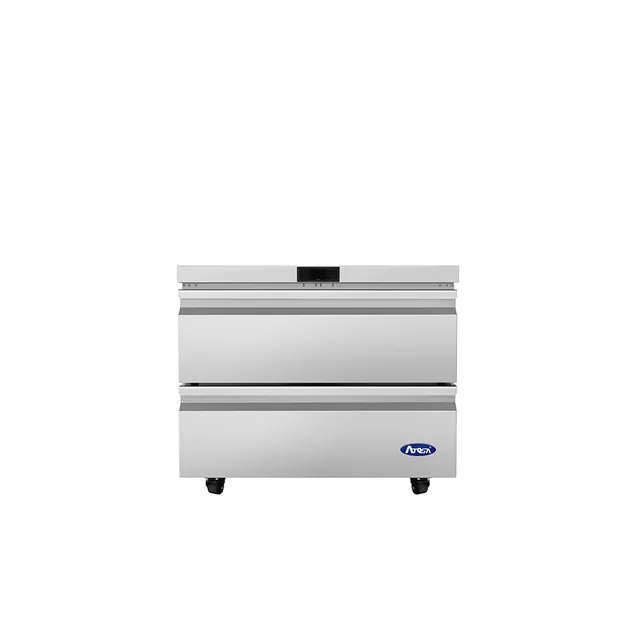 Atosa AUR36D2 — Undercounter Refrigerator, 36.38"W x 30"D, 9 cu ft