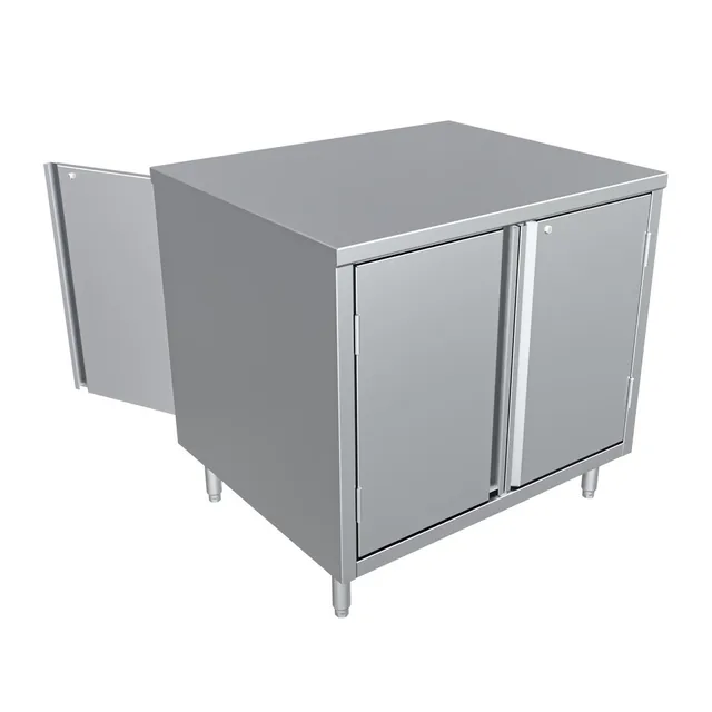 BK Resources CST-3036HL2 — Cabinet Base Work Table, 36"W x 30"D x 34.75"H, stainless steel