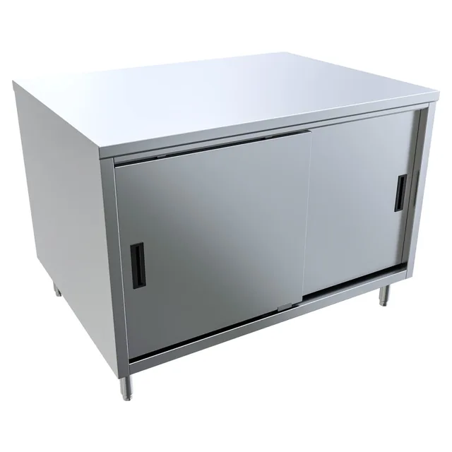BK Resources CST-3648S — Cabinet Base Work Table, 48"W x 36"D, stainless steel