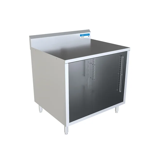 BK Resources CSTR5-3036 — Cabinet Base Work Table, 36"W x 30"D x 39.75"H, stainless steel