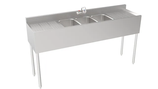 Krowne 18-63C — Underbar bar sink, 72″