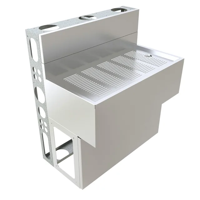 BK Resources UBDW-18-DB36 — Underbar Unit, stainless steel