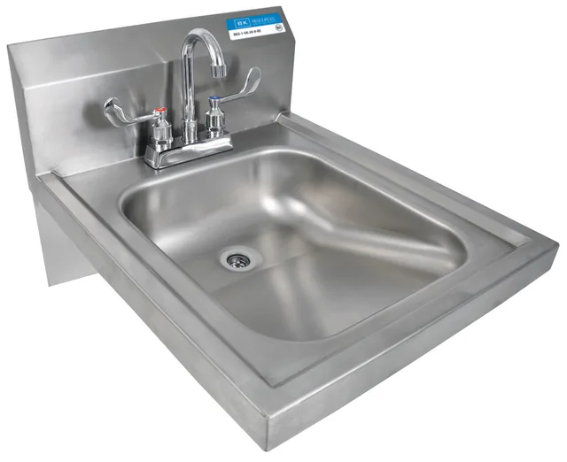 BK Resources BKHS-ADA-D-P-G — ADA Wall-Mount Hand Sink, 20-ga 304 stainless