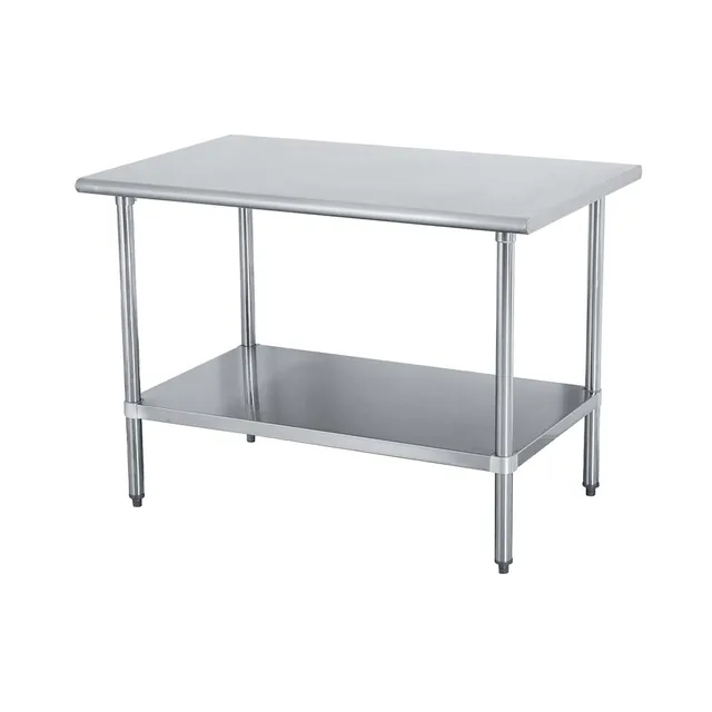 Sapphire SMT-1424G — Undershelf Work Table, 24"W x 14"D, 18-ga 430 stainless