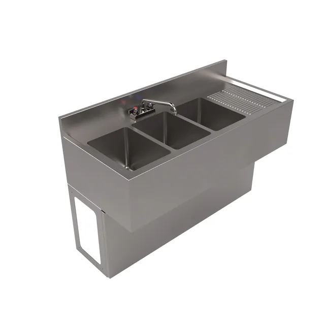 BK Resources UBB-21-348RS — Underbar Unit, stainless steel