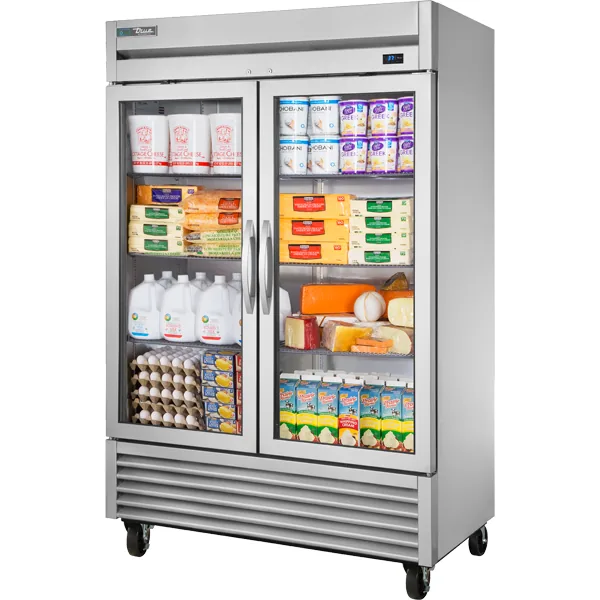 True T-49G-HC~FGD01 — Reach-In Refrigerator with 4 Glass Doors, 54.13"W x 29.75"D x 78.38"H, 43.25 cu ft