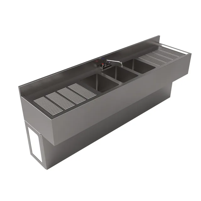 BK Resources UBB-21-384TS — Underbar Unit, stainless steel