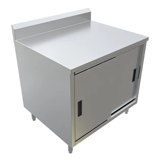 BK Resources CSTR5-3036S — Cabinet Base Work Table, 36"W x 30"D x 39.75"H, stainless steel