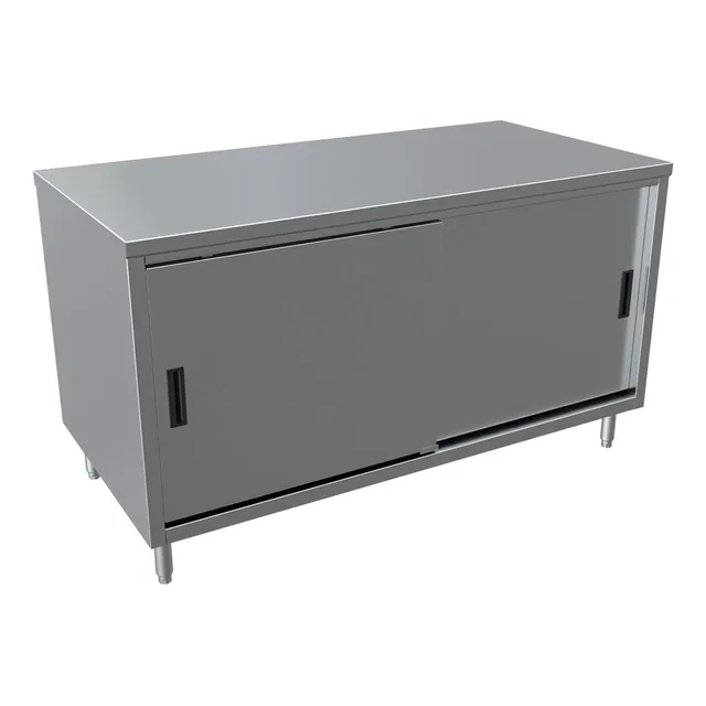 BK Resources CST-3060S2 — Cabinet Base Work Table, 60"W x 30"D x 34.75"H, stainless steel
