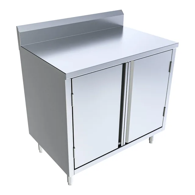 BK Resources CSTR5-2436H — Cabinet Base Work Table, 36"W x 24"D x 39.75"H, stainless steel