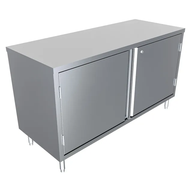 BK Resources CST-2460HL2 — Cabinet Base Work Table, 60"W x 24"D x 34.75"H, stainless steel
