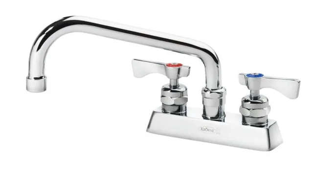 Krowne 15-308L — Deck-Mount Faucet, 4"" Centers, 8" Spout